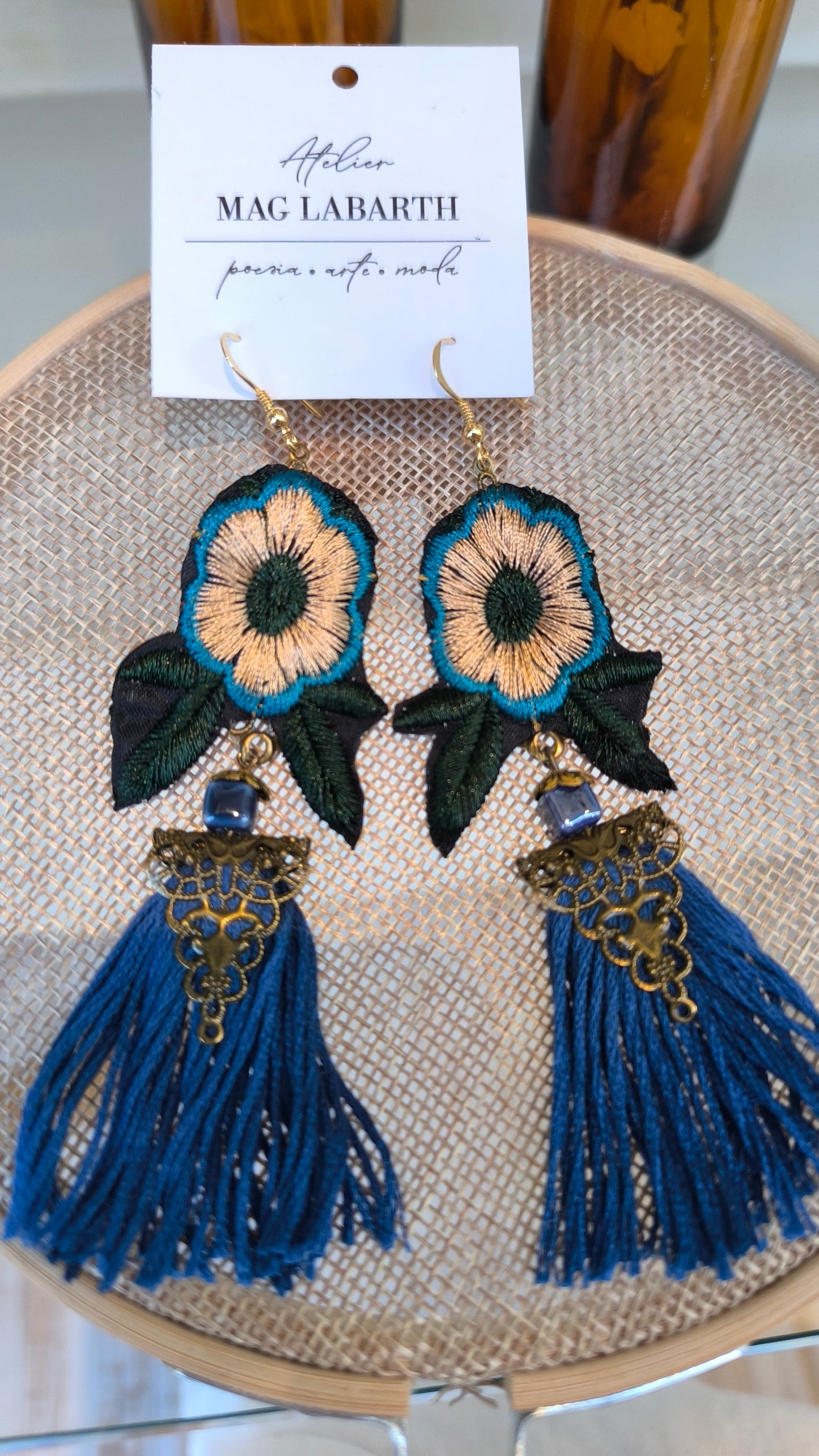 Orecchini Blu Mare