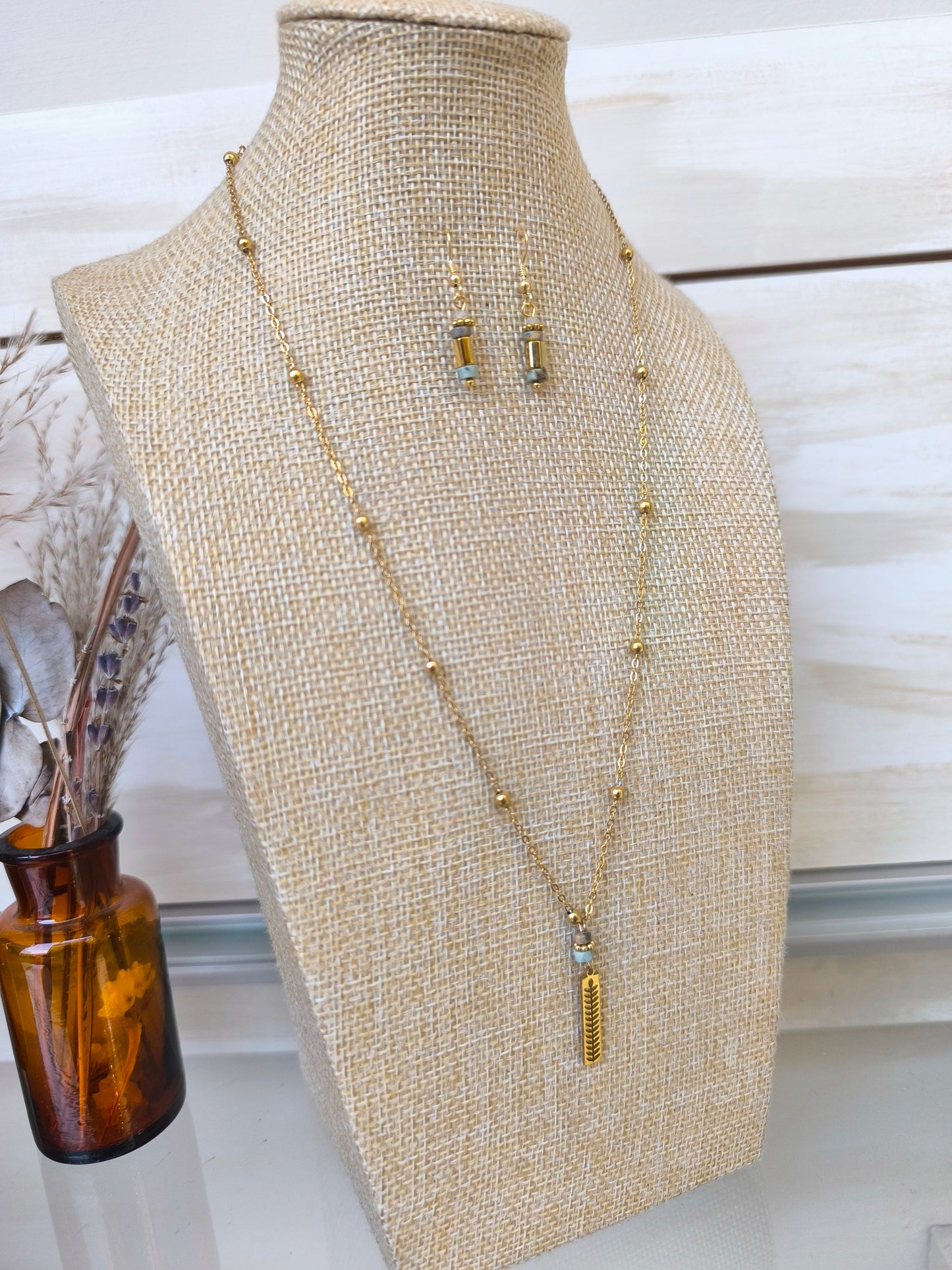 Set Collana + orecchini "Rama"