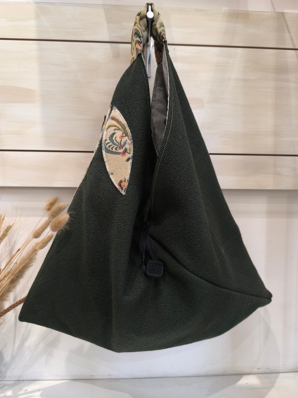 Borsa Origami verde