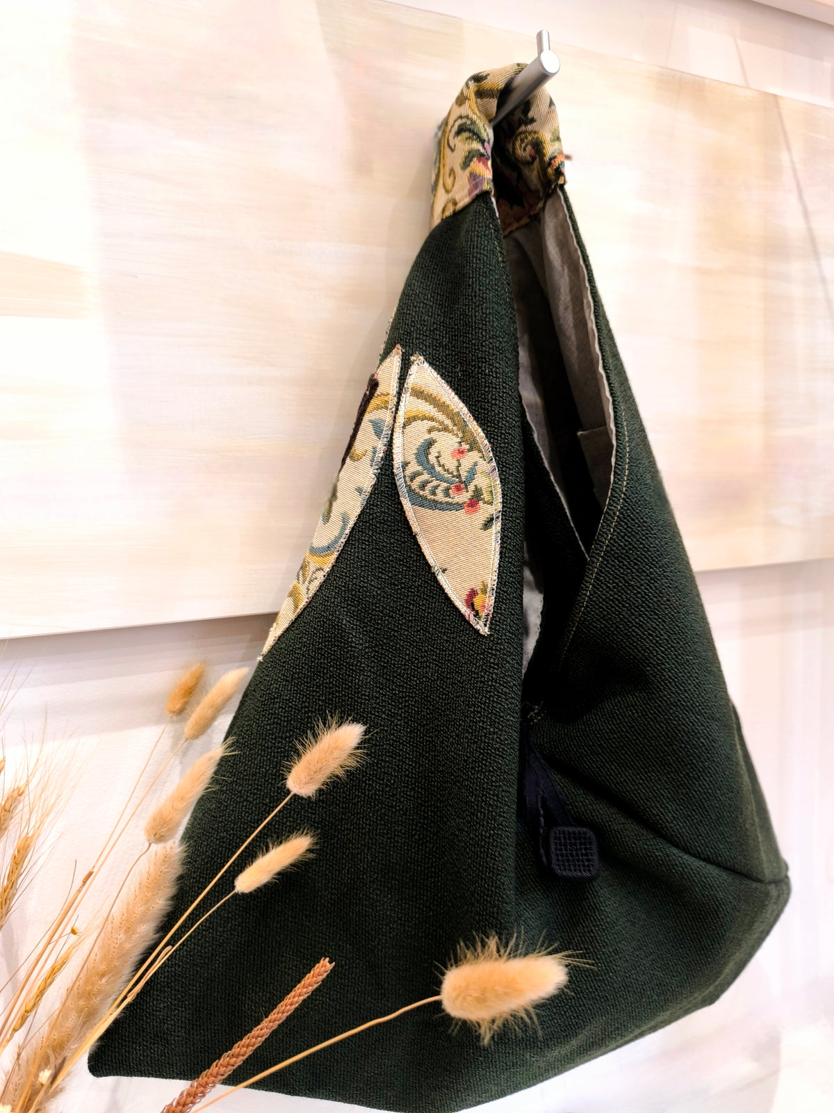 Borsa Origami verde