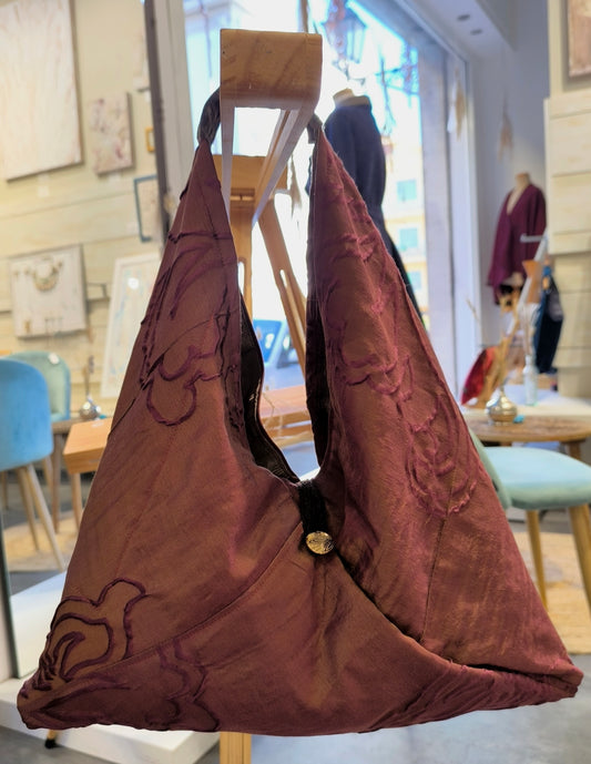 Borsa Origami Bordeaux